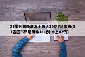31省区市新增本土确诊29例涉5省市(31省区市新增确诊111例 本土83例)