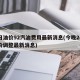 明日油价92汽油费用最新消息(今晚24时油价调整最新消息)