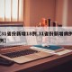 【31省份新增18例,31省份新增病例12例】
