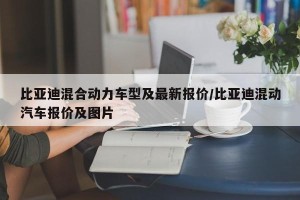 比亚迪混合动力车型及最新报价/比亚迪混动汽车报价及图片