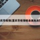 重庆市疫情(重庆市疫情租金减免政策)